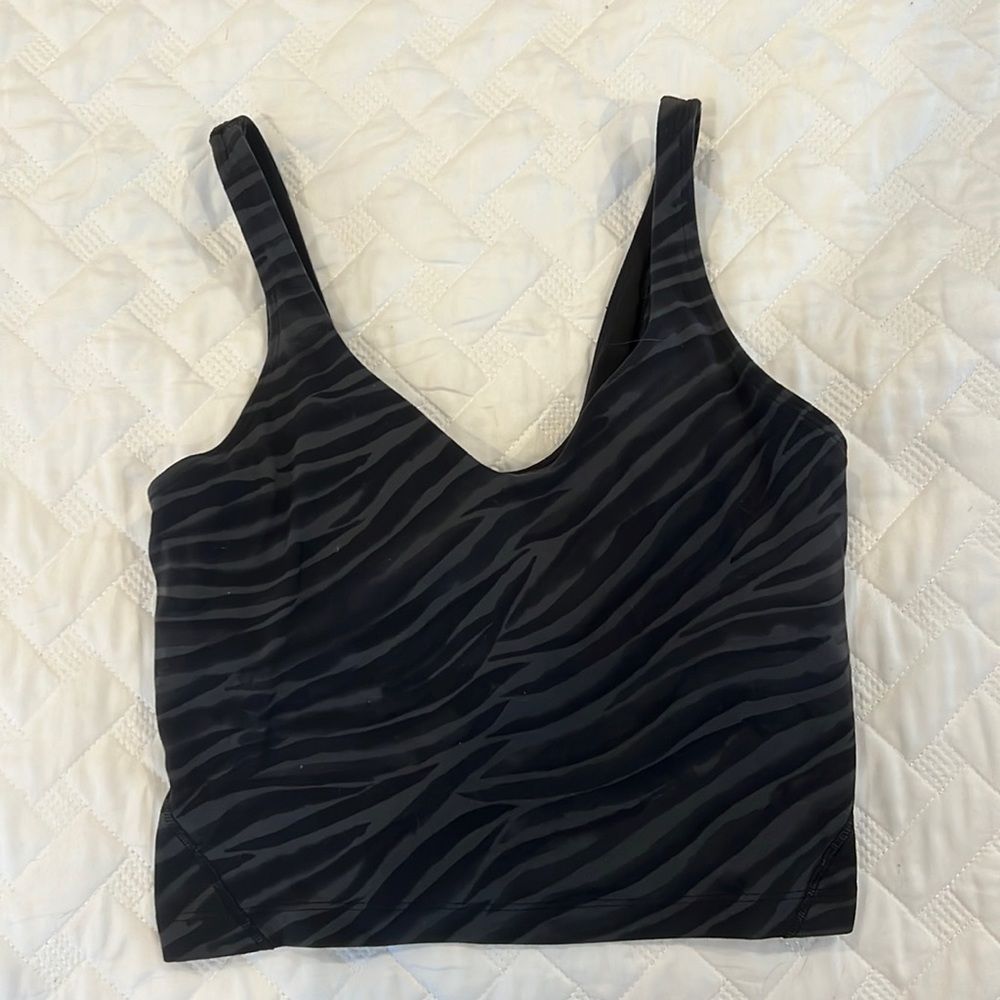 Zebra print Lululemon Align tank